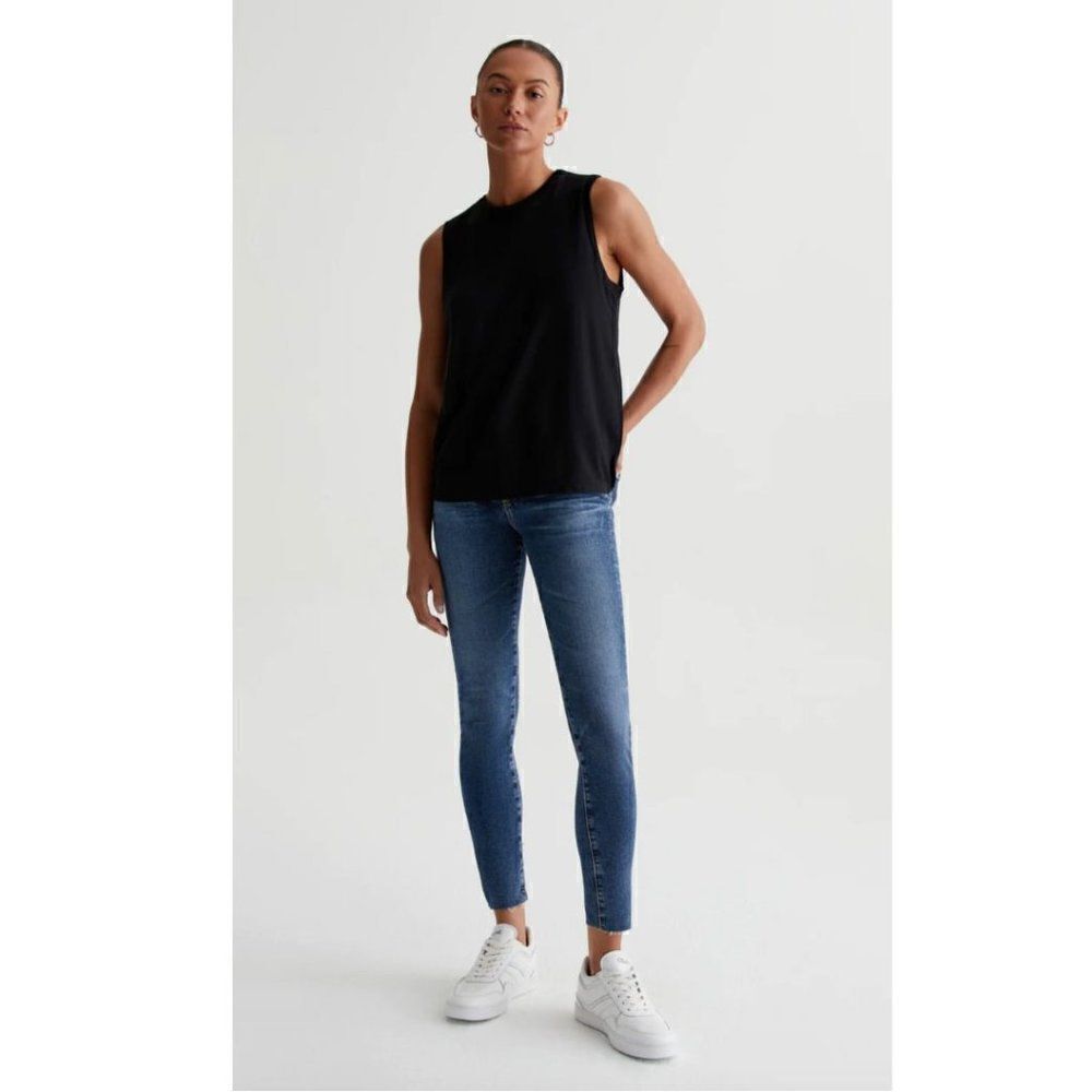 Ag Adriano Goldschmied  The Farrah Skinny Ankle Jeans Size 31